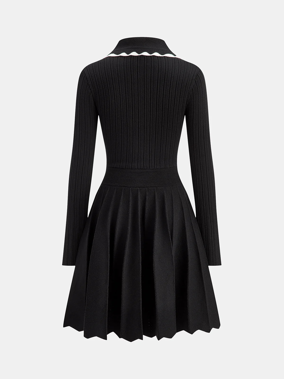 Ribbed Polo Dress