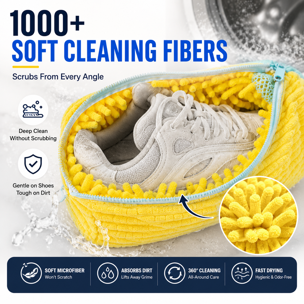 π No-Scrub Shoe Washing Bag β Clean & Protect Your Sneakers In The Washing Machine